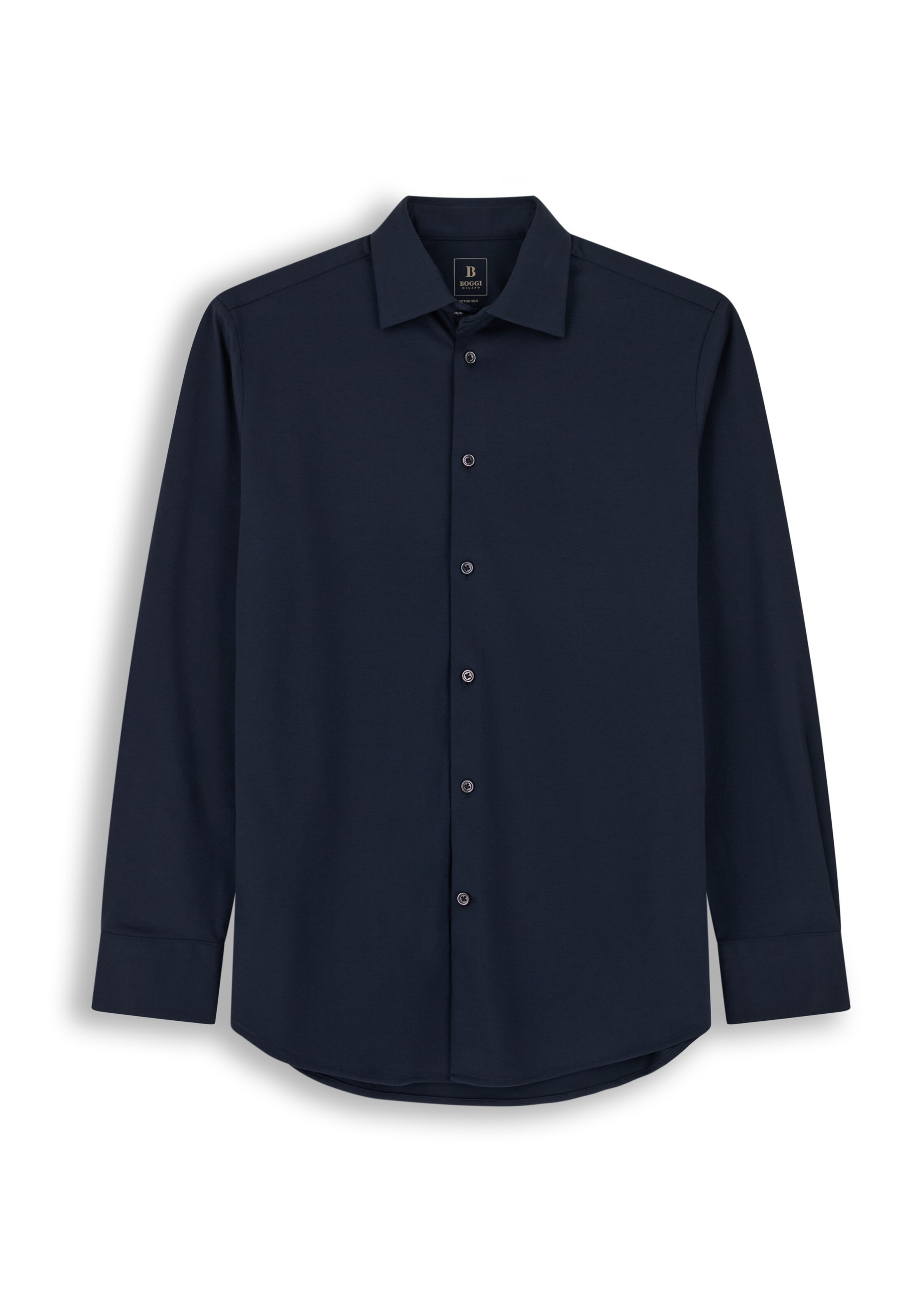 Boggi Milano Regular fit Button Up Shirt in Blue: front