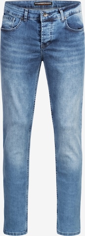 Alessandro Salvarini Slimfit Jeans 'Genova' in Blau: predná strana