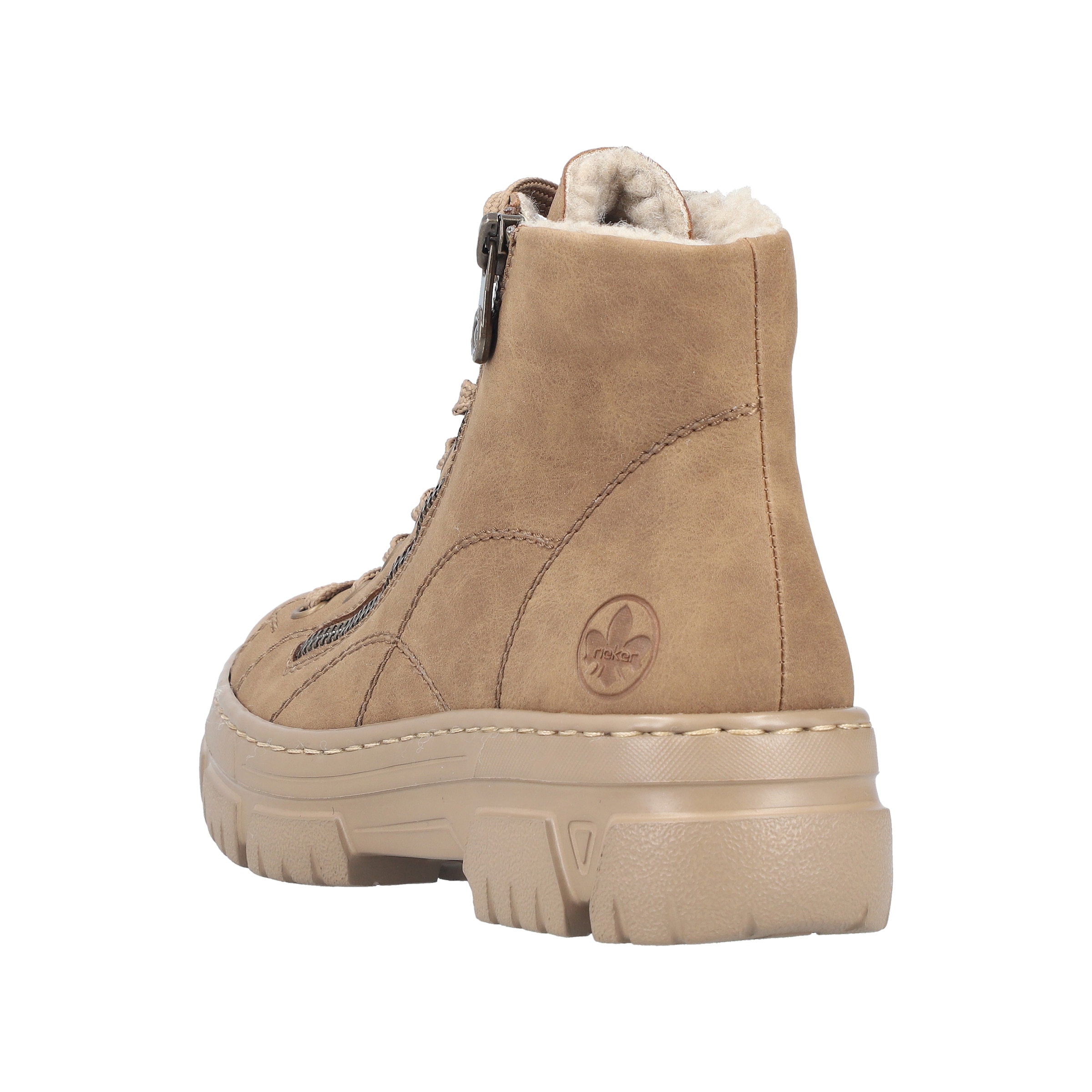 Rieker Schnürstiefelette in Braun