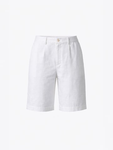 Haris Cotton - regular Pantalón 'Dreams in Bloom' en blanco: frente
