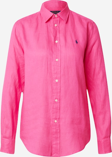 Polo Ralph Lauren Блузка в Темно-синий / Ярко-розовый, Обзор товара