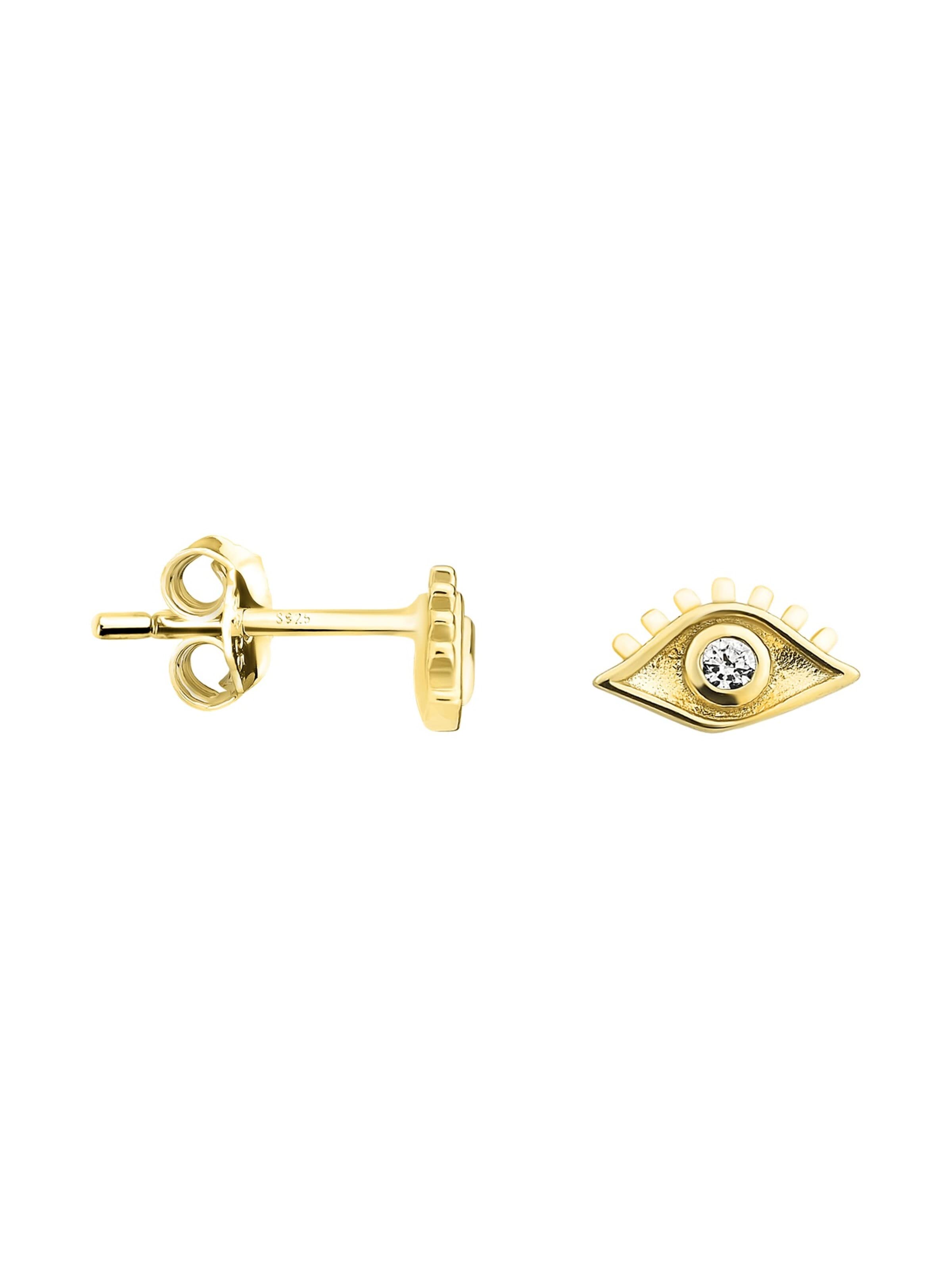 Sofia Milani Earrings 'Eye' in Gold: front