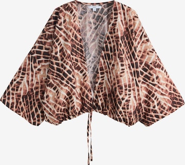 Next Bluse in Braun: Vorderseite