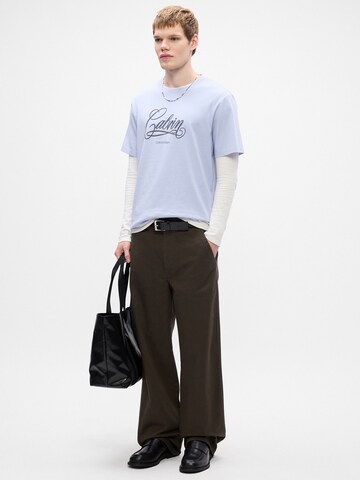 mėlyna Calvin Klein Jeans Marškinėliai