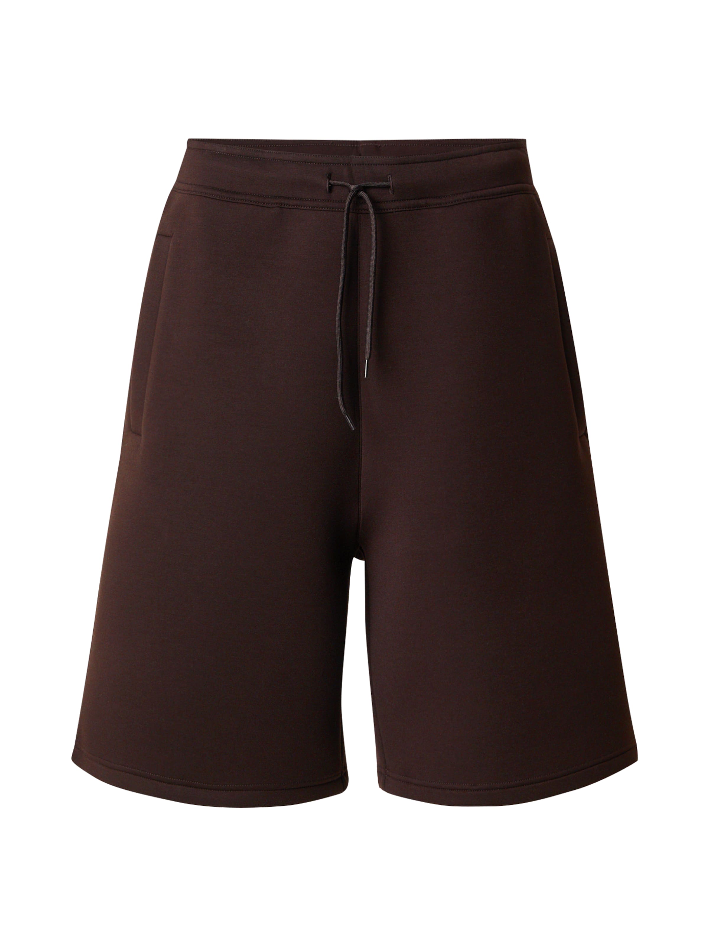 WEEKDAY Loosefit Παντελόνι σε καφέ: μπροστά