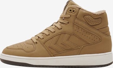 Hummel High-Top Sneakers in Brown