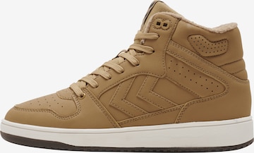 Hummel High-Top Sneakers in Brown