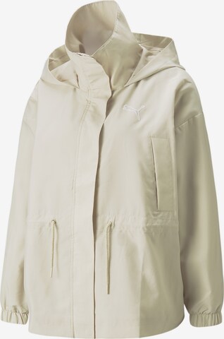PUMA Athletic Jacket 'HER' in Beige: front