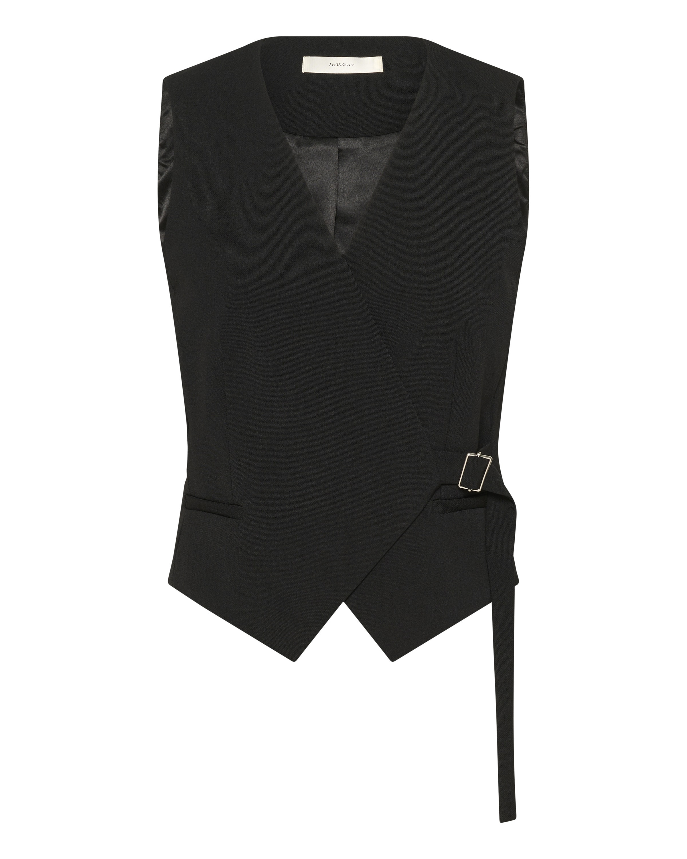 InWear Weste 'IWHAISLY' in Schwarz: Vorderseite
