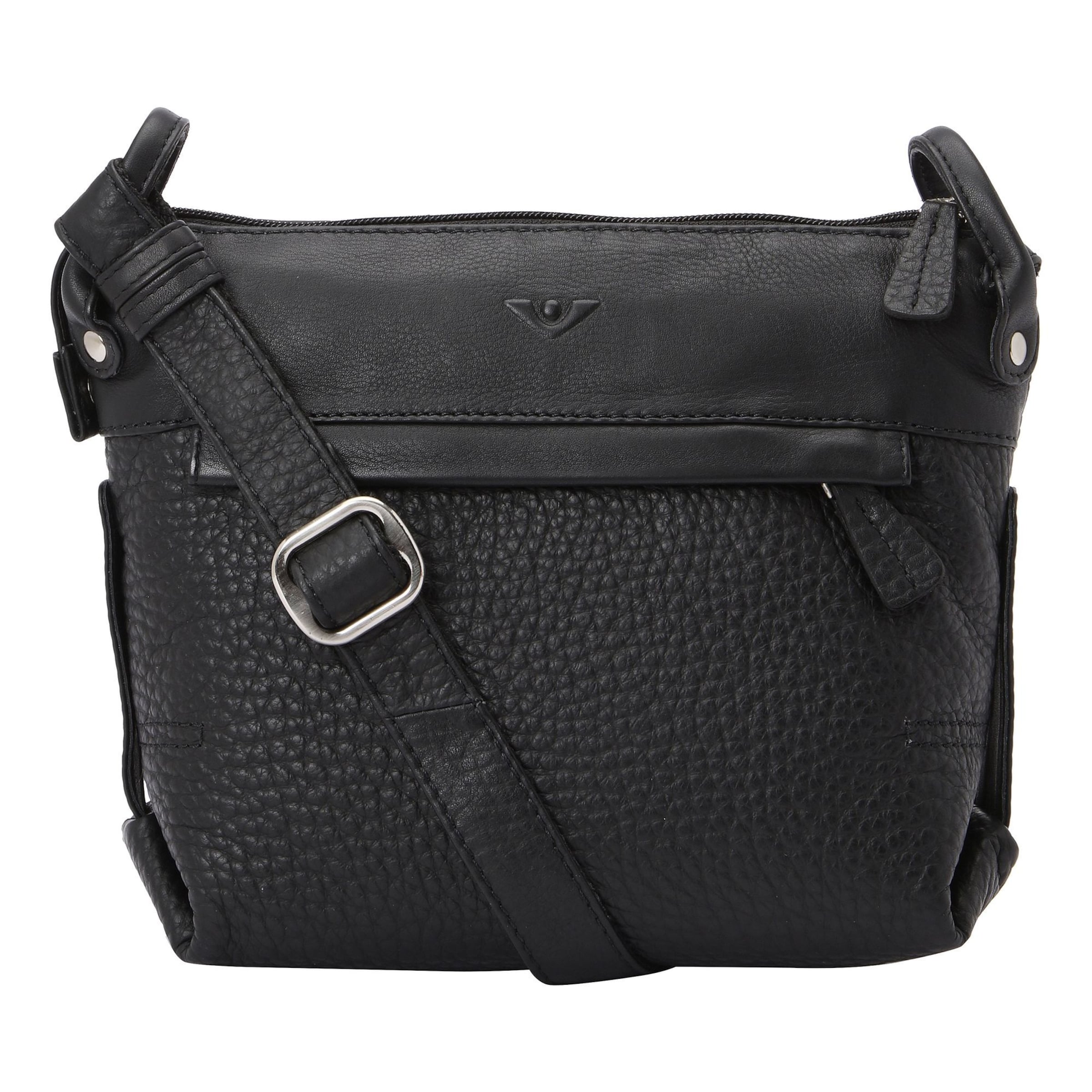 VOi Schoudertas 'Boston' in Zwart: voorkant