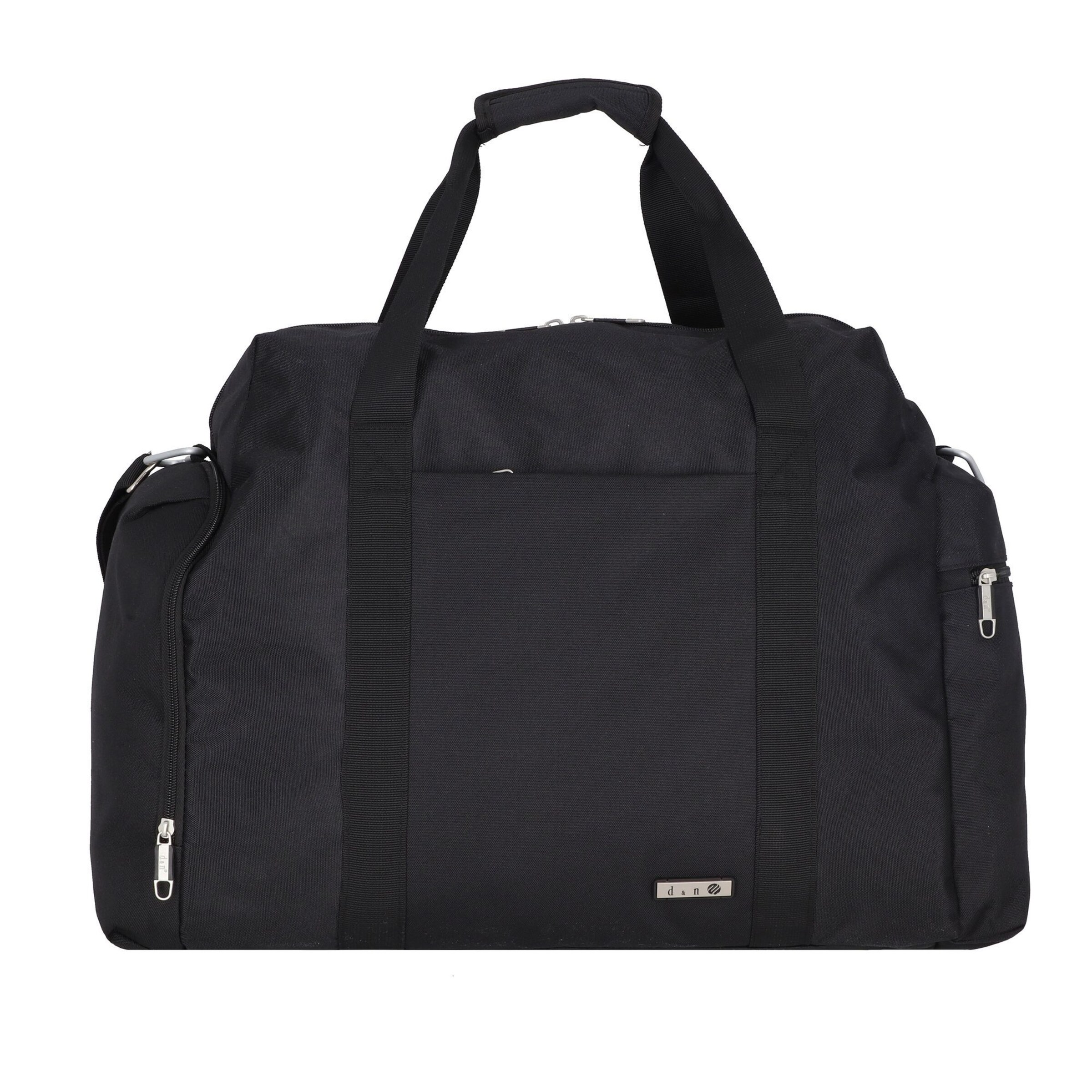 D&N Travel bag in Black: front