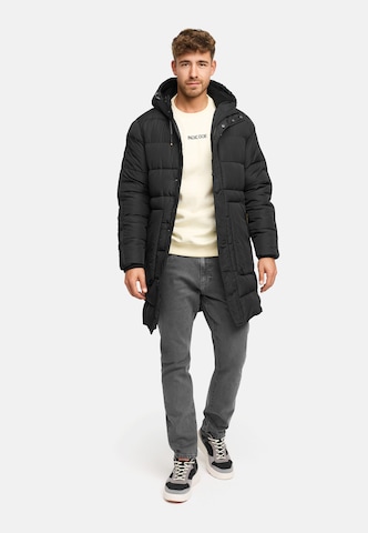 INDICODE JEANS Winter coat 'INKenter' in Black
