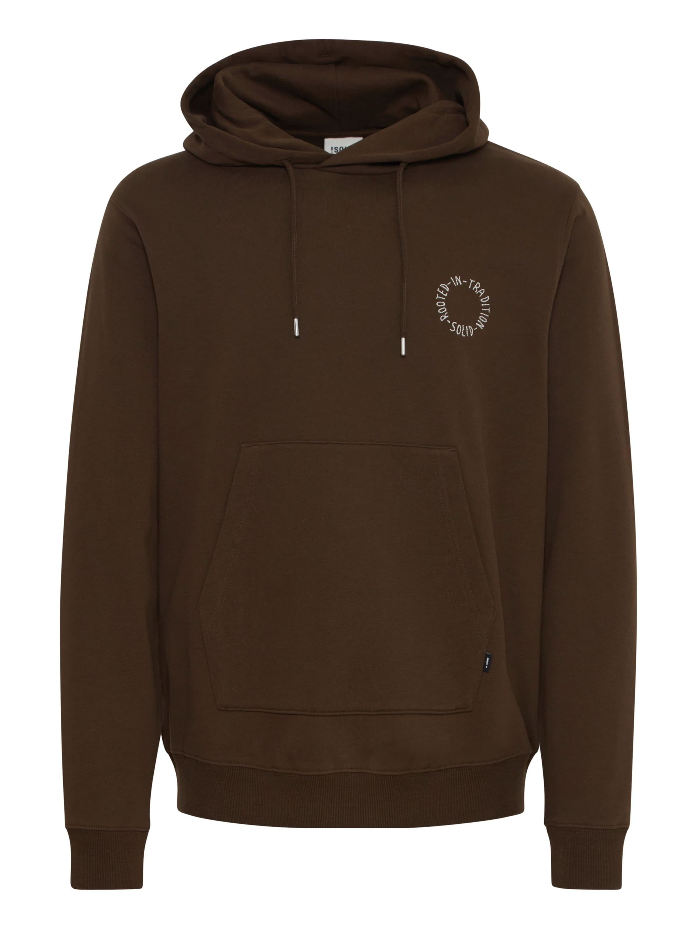 !Solid - Sweatshirt 'NORTON' em castanho: frente