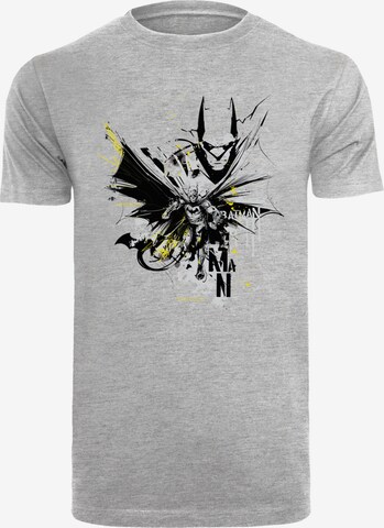 T-Shirt 'DC Comics Batman Batface Splash' F4NT4STIC en gris : devant