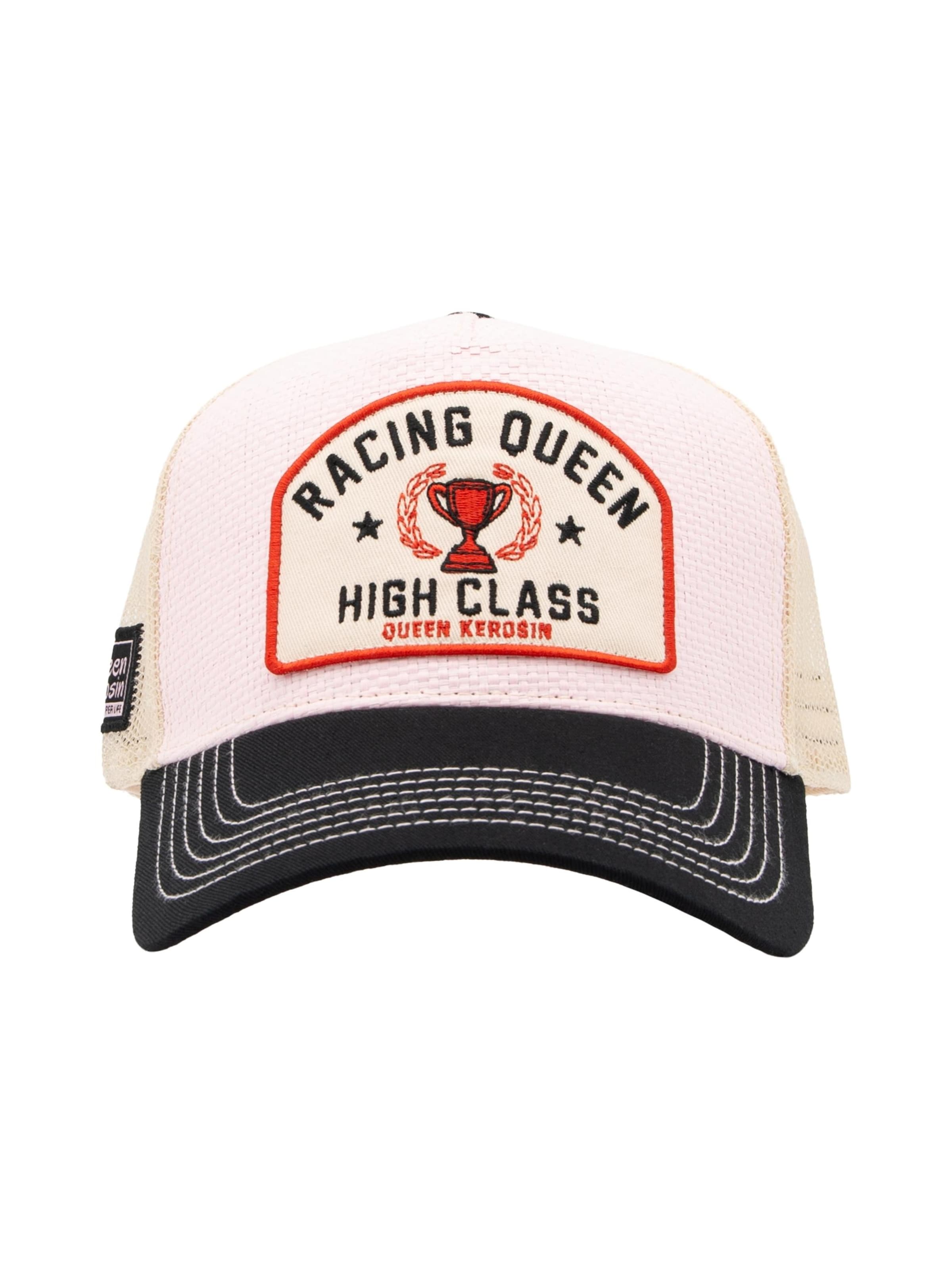 Queen Kerosin Cap 'Racing Queen' in Pink