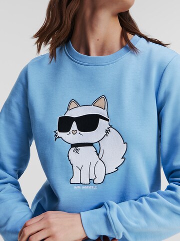 Karl Lagerfeld Sweatshirt 'Choupette' in Blauw