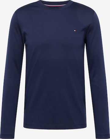 T-Shirt Tommy Hilfiger Tailored en bleu : devant