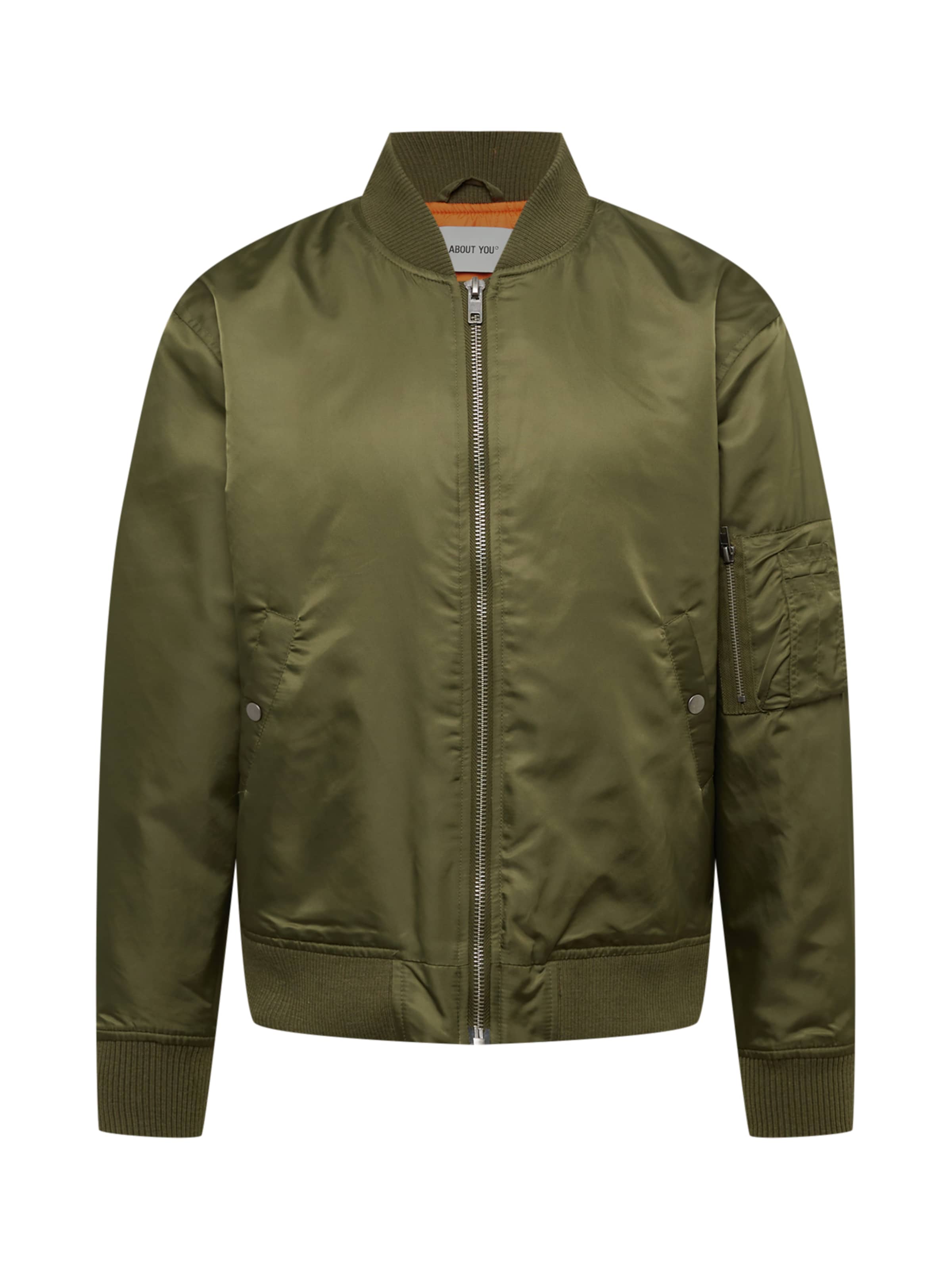 Geacă de primăvară-toamnă 'Levin' de la ABOUT YOU pe verde: față