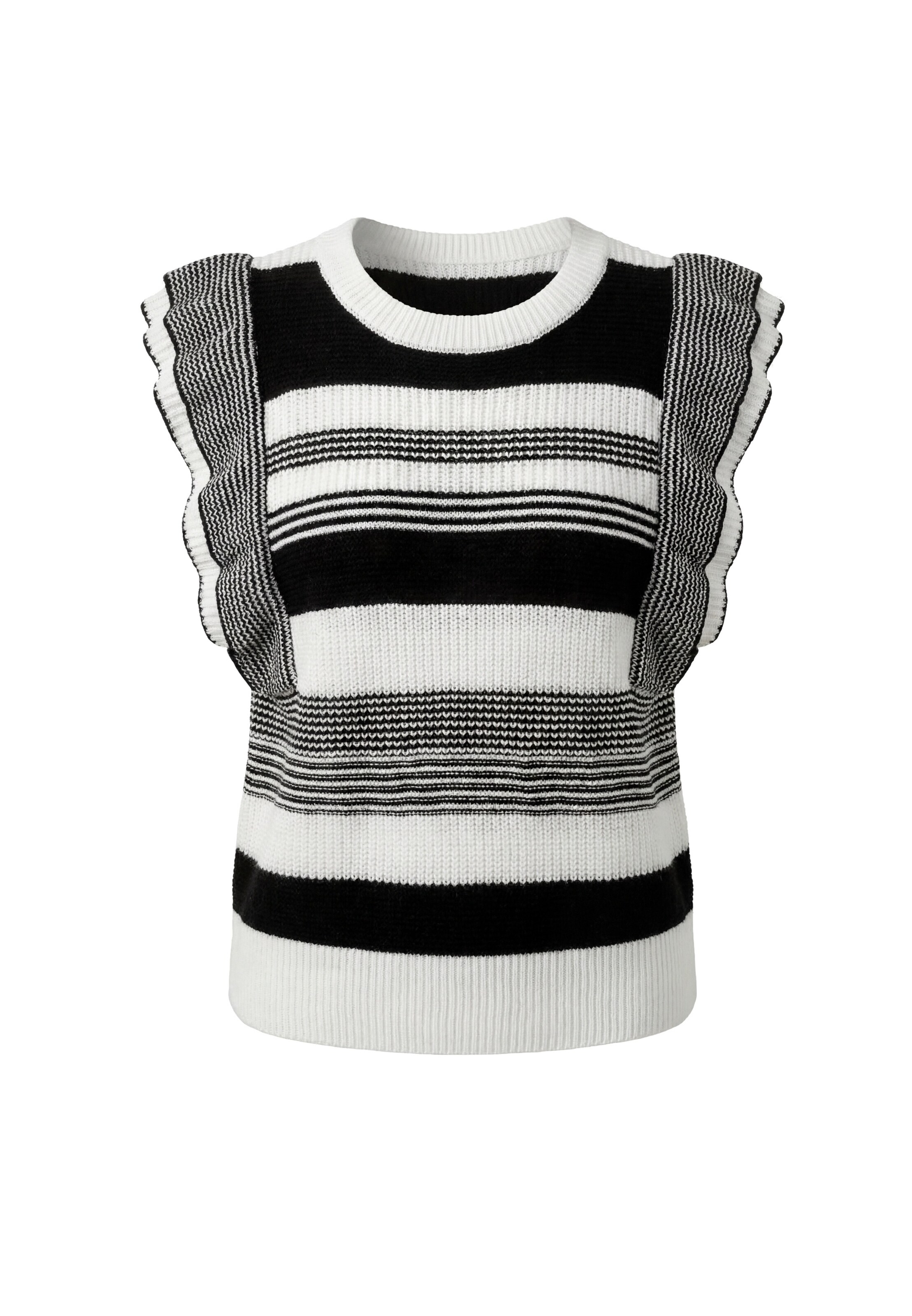 usha BLUE LABEL Knitted vest in Black: front