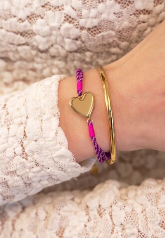 Bracelet My Jewellery en rose : devant