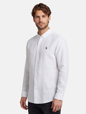 U.S. POLO ASSN. Regular fit Button Up Shirt in White