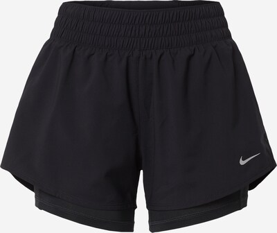 NIKE Sportbroek in de kleur Grijs / Zwart, Productweergave