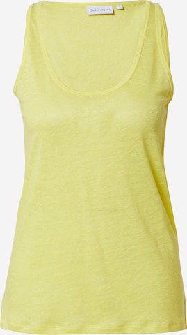 Calvin Klein Top in Yellow: front