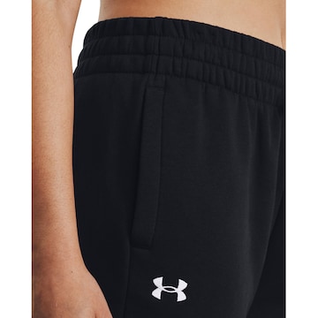 UNDER ARMOUR Tapered Παντελόνι φόρμας 'Rival' σε μαύρο