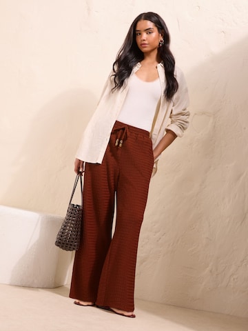Friends Like These Wide leg Trousers in Red