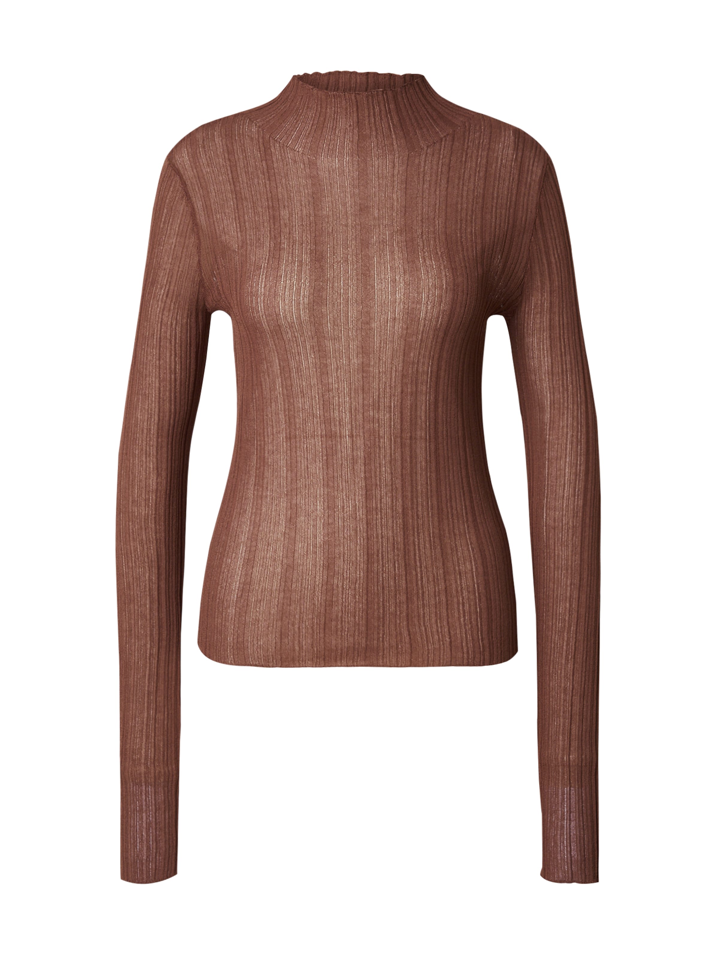 brūns RÆRE by Lorena Rae T-Krekls: no priekšpuses