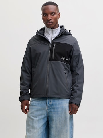JACK & JONES Prehodna jakna 'JJLUPO' | siva barva: sprednja stran