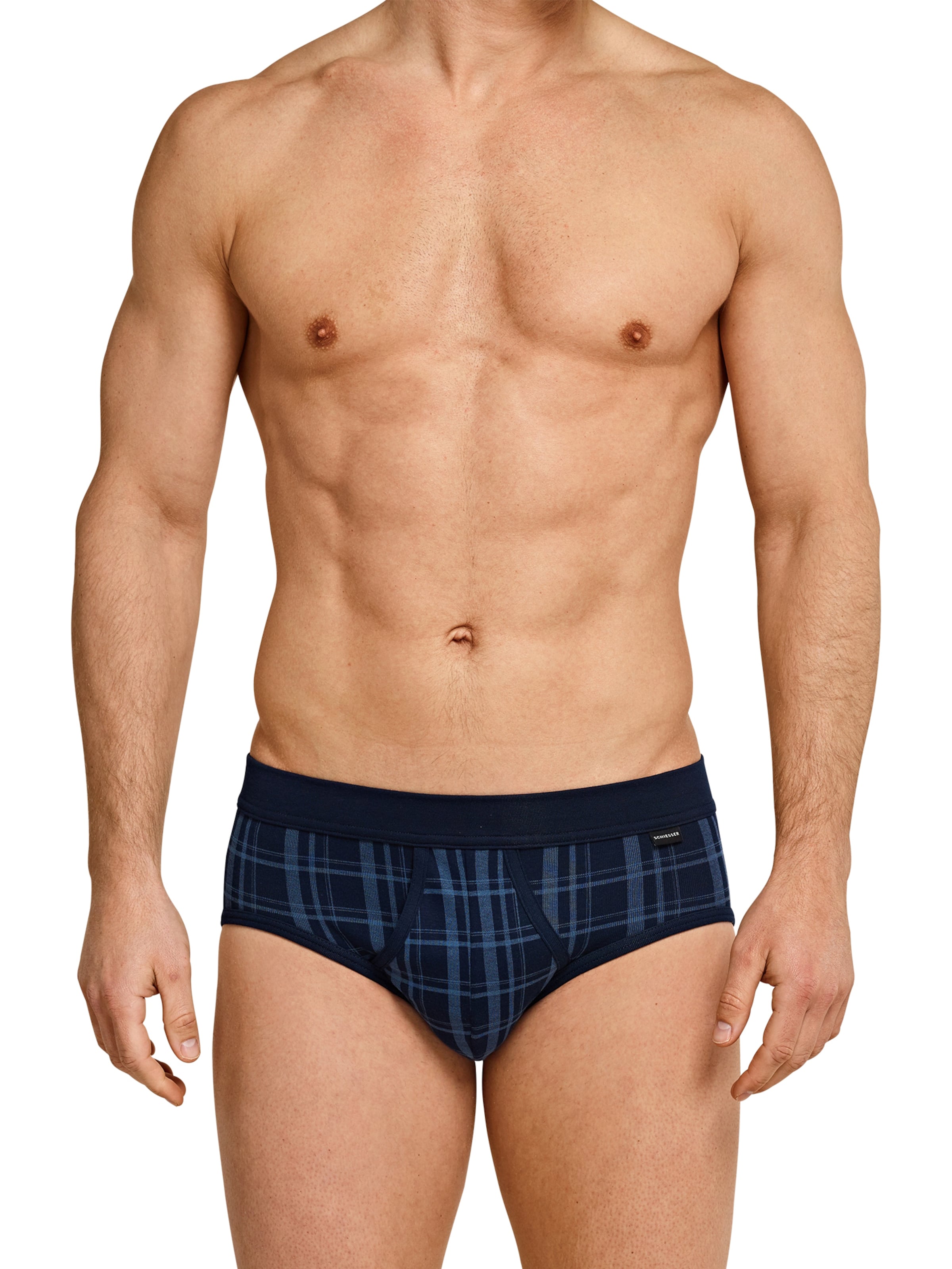 Slip ' Original Classics ' SCHIESSER en bleu : devant