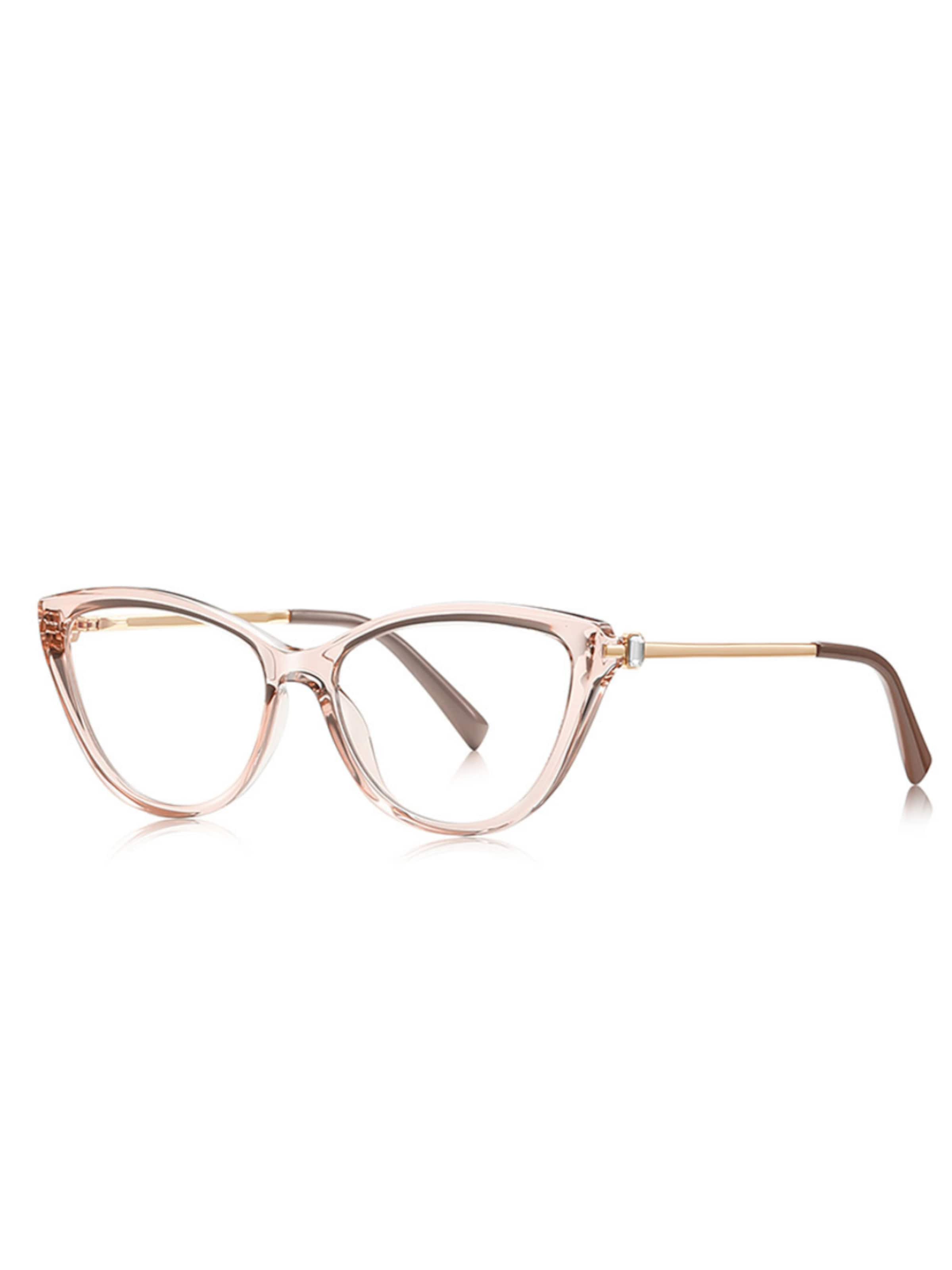 VEYREY Sonnenbrille 'Damen Cat-eye Blaulichthemmende Brillen Für Frauen Overhunk'‌‌‌‌‌‌ in Gold: Vorderseite