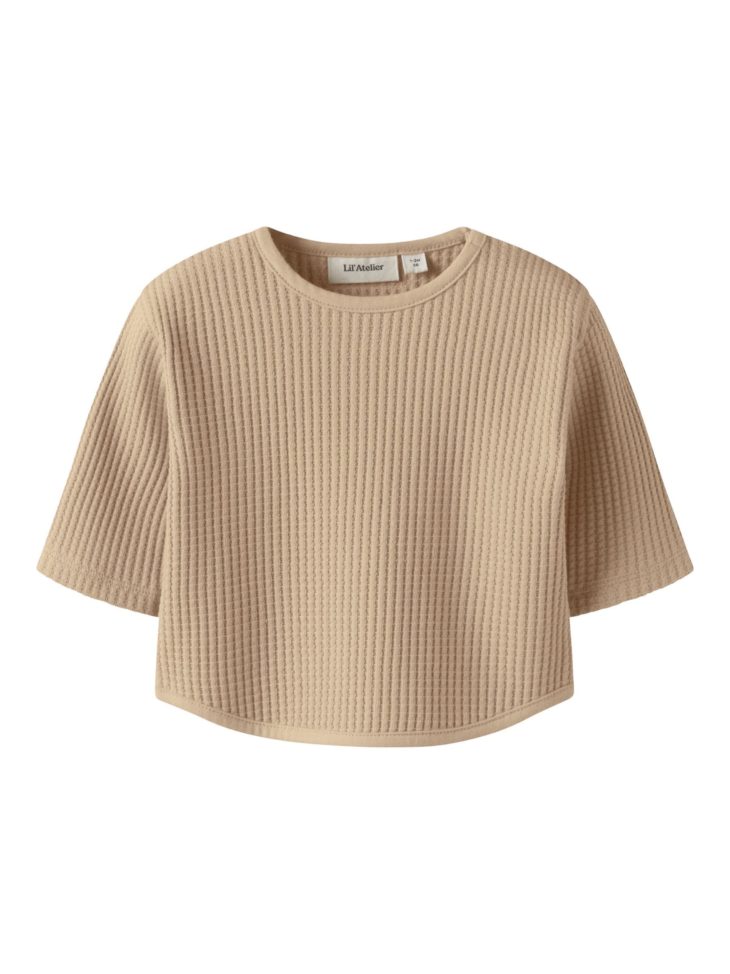 Lil'Atelier - Camiseta en beige: frente
