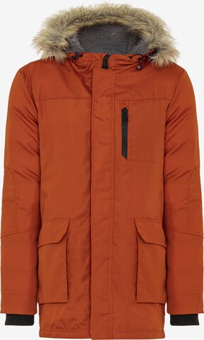 Jimmy Sanders Winter Jacket in Orange: front