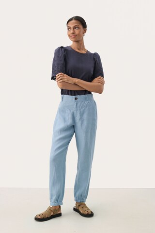 Effilé Pantalon 'Shenas' Part Two en bleu