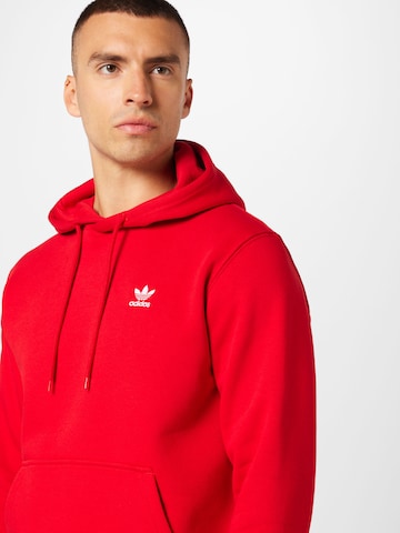 Sweat-shirt 'Trefoil Essentials' ADIDAS ORIGINALS en rouge