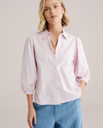 WE Fashion Bluzka w kolorze różowy: przód