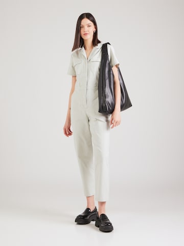 Tuta jumpsuit 'RECESSION' di RVCA in grigio: frontale