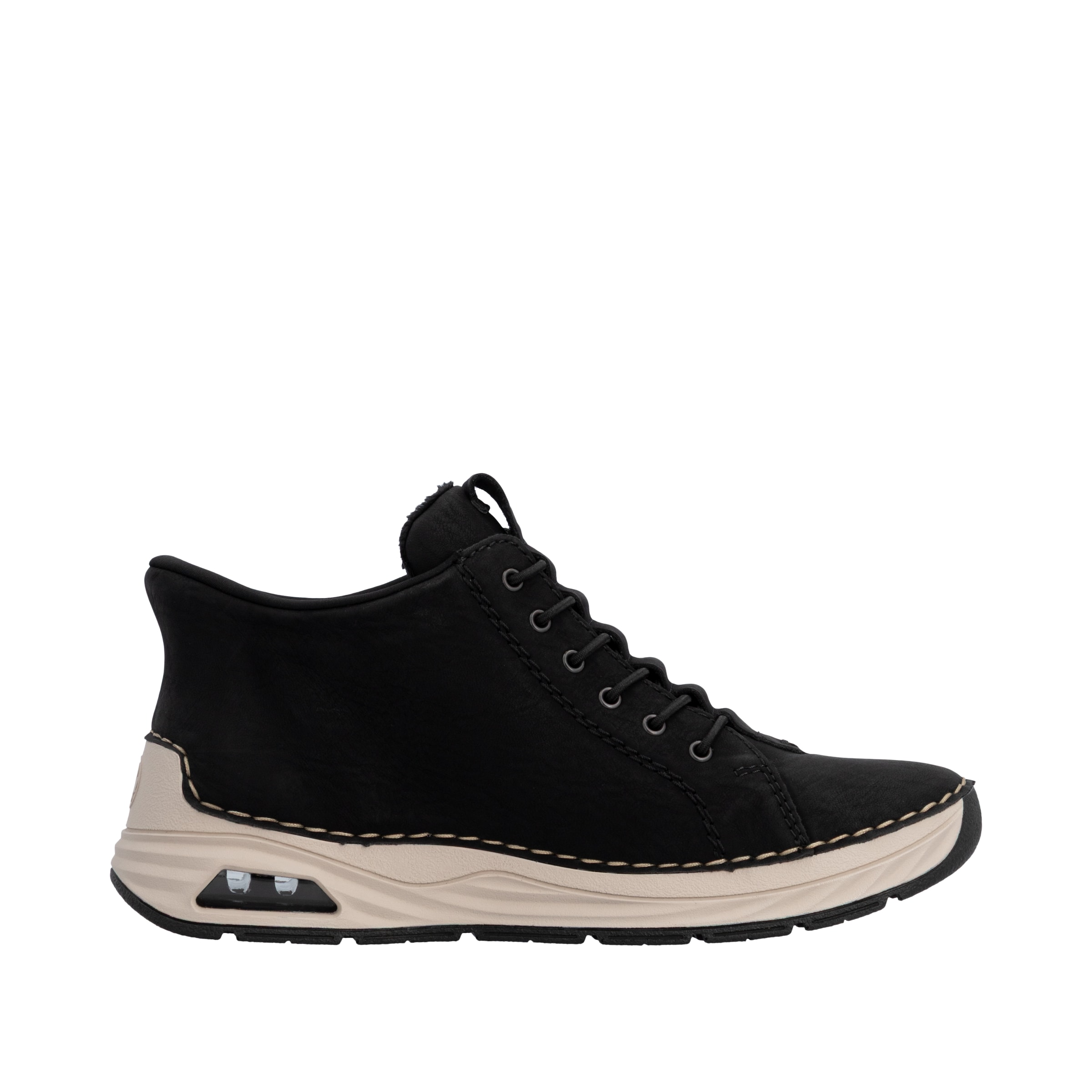 Rieker Slip On in Schwarz