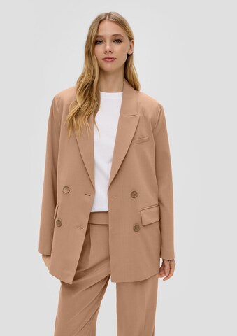 Blazer QS en marron : devant