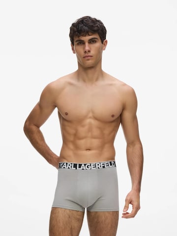 Karl Lagerfeld - Calzoncillo boxer en azul: frente