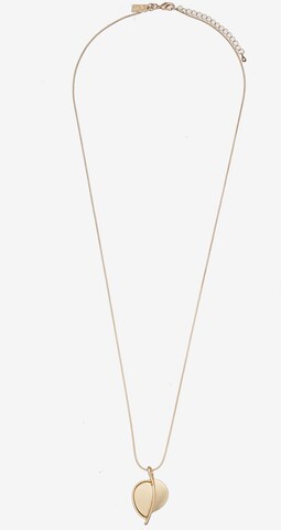 Leslii Necklace in Gold: front