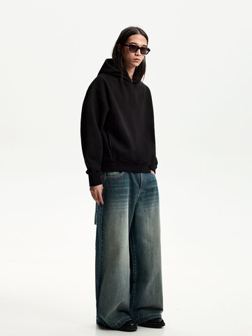 Wide leg Jeans di Bershka in verde: frontale