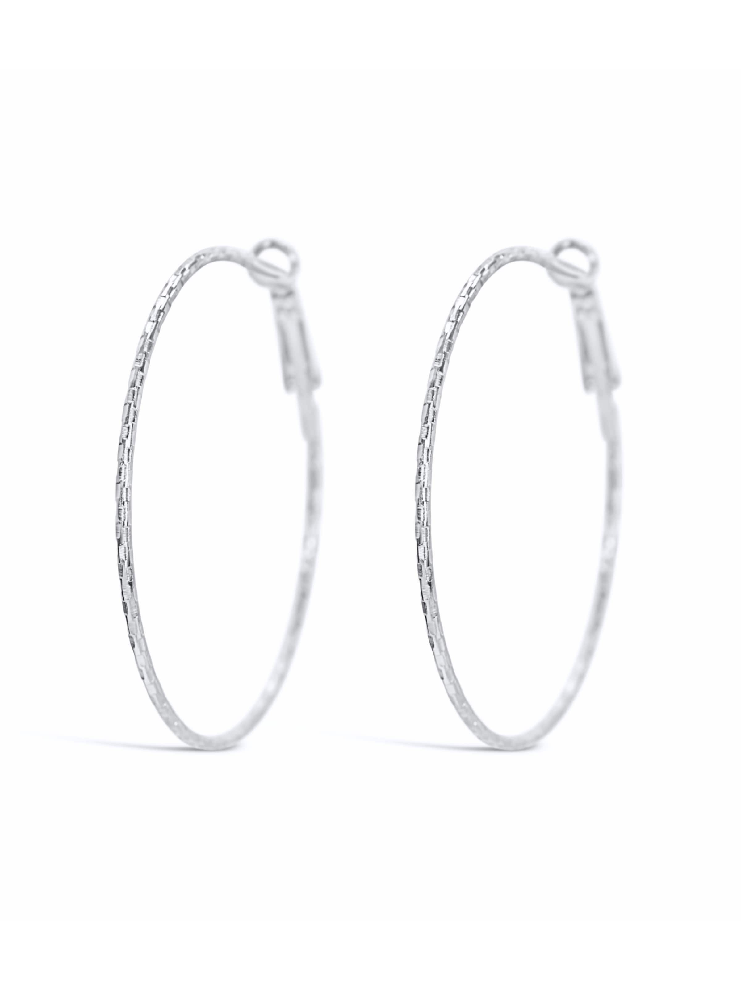 ARS-ARGENTI Ohrringe 'XL ELECTRIC KISS HOOPS'‌‌‌‌‌‌‌‌‌ in Silber