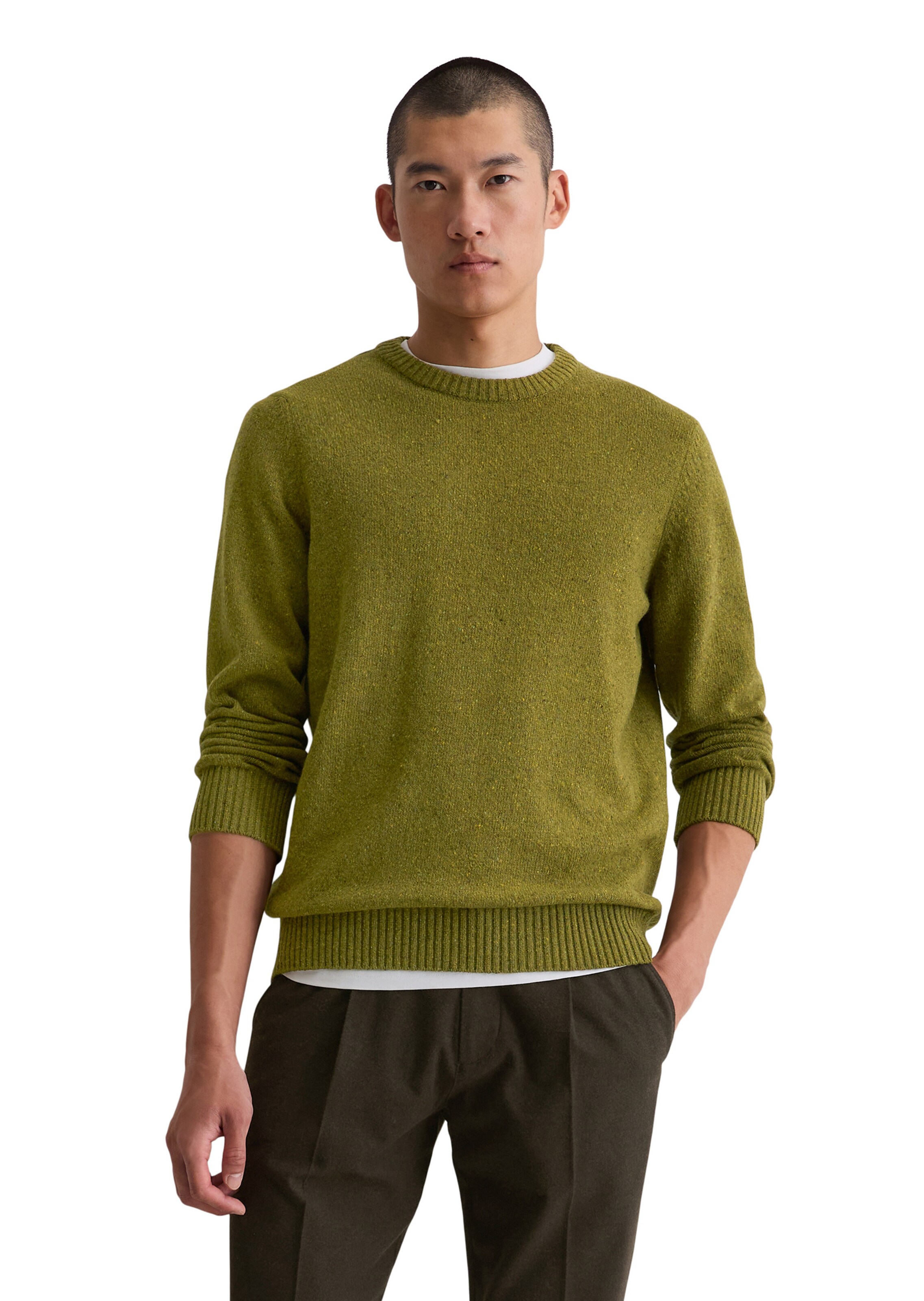 Marc O'Polo Sweater in Green: front