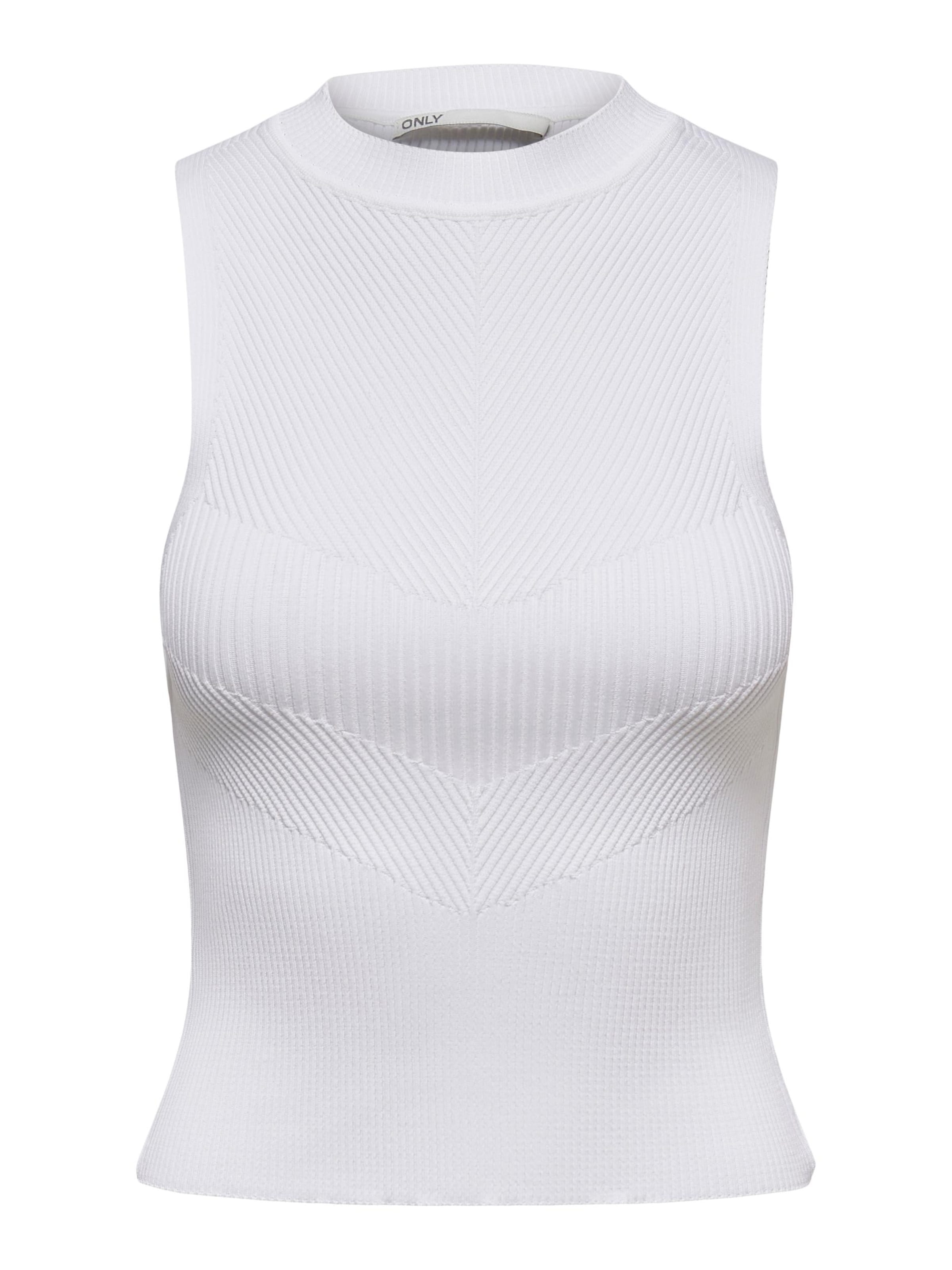 ONLY Top in Weiß: Vorderseite