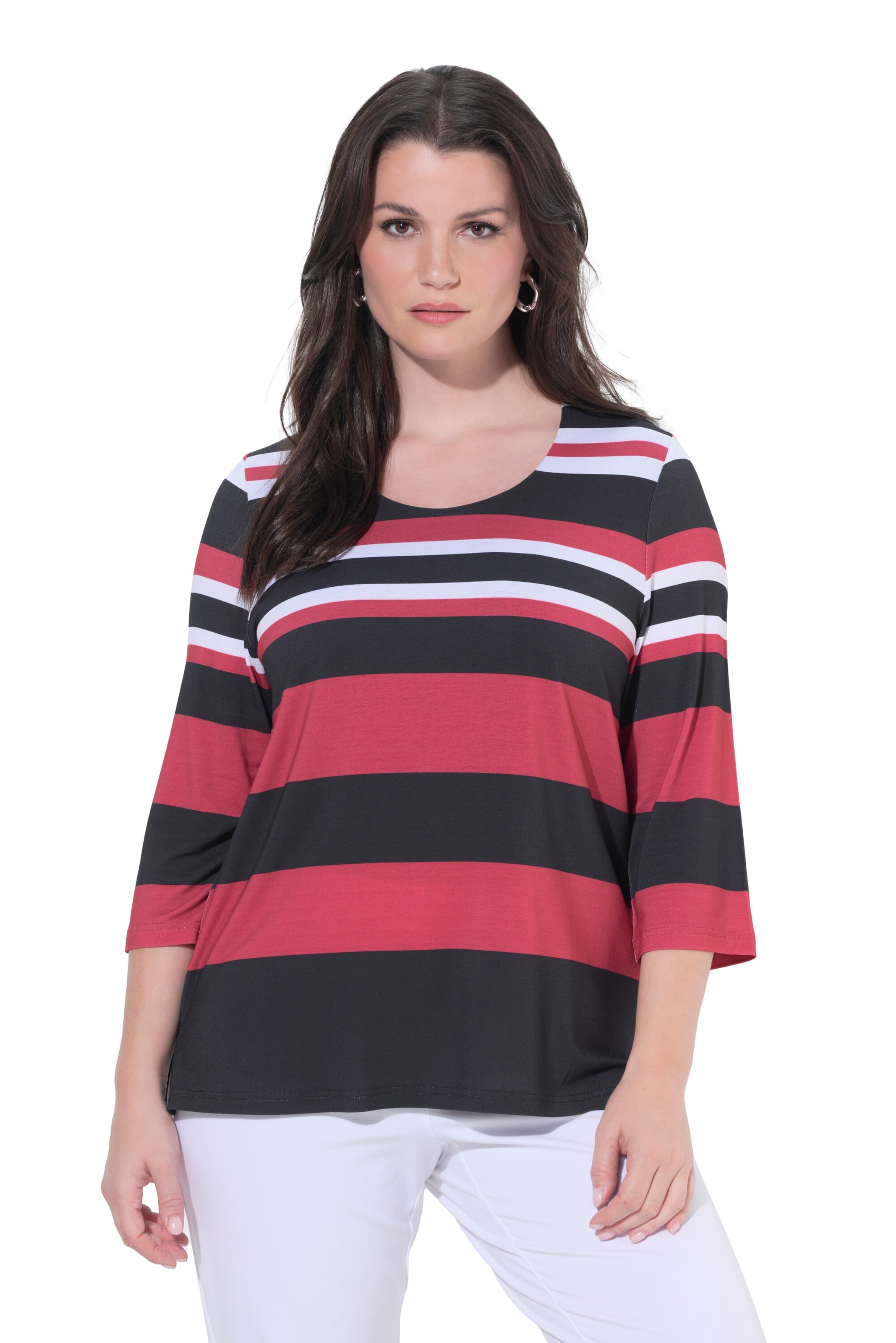 Ulla Popken Shirt in Rot: Vorderseite