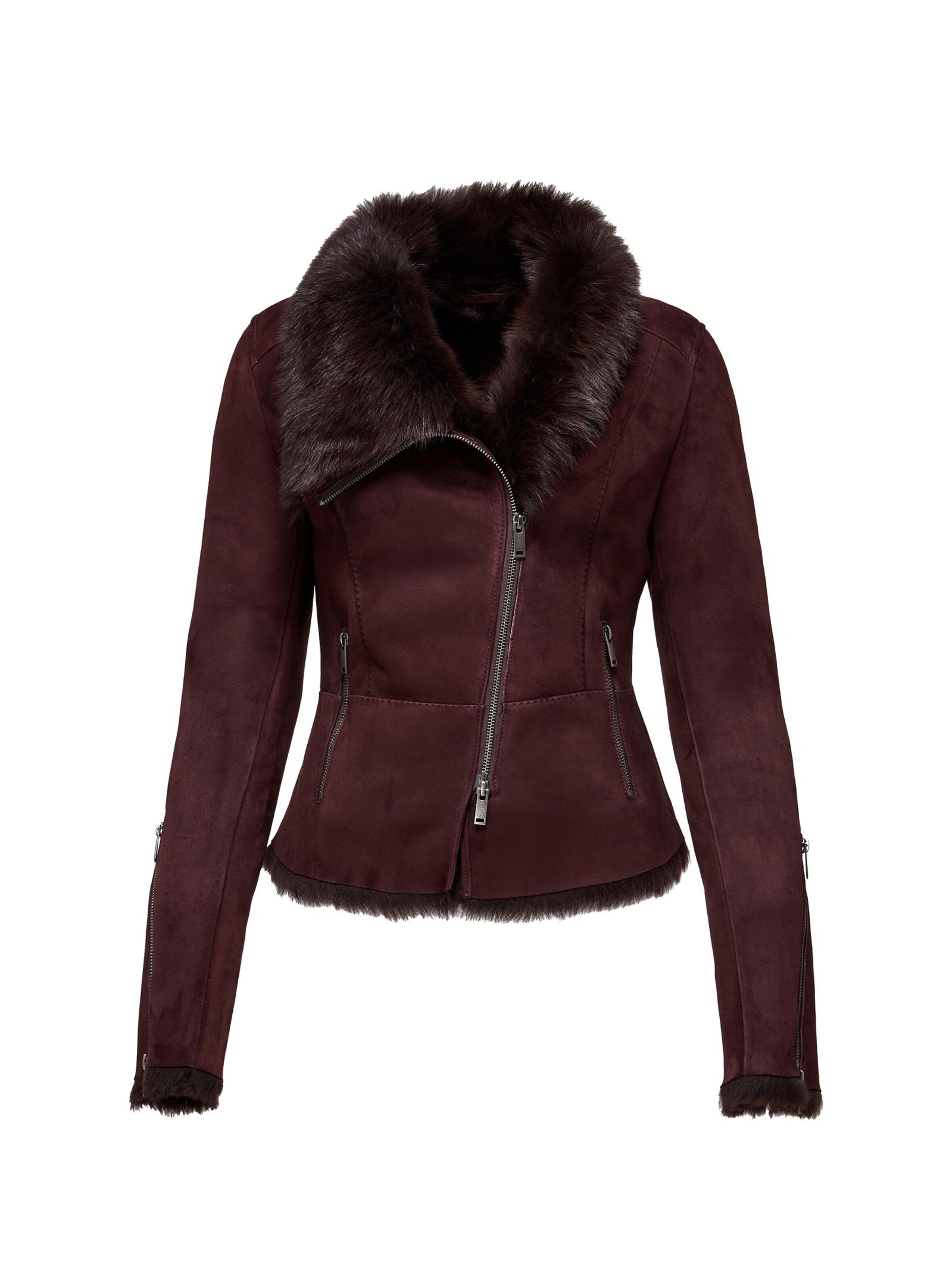 Giacca invernale 'Renata' di V S P in rosso: frontale