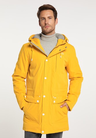 ICEBOUND - Parka de inverno em amarelo: frente